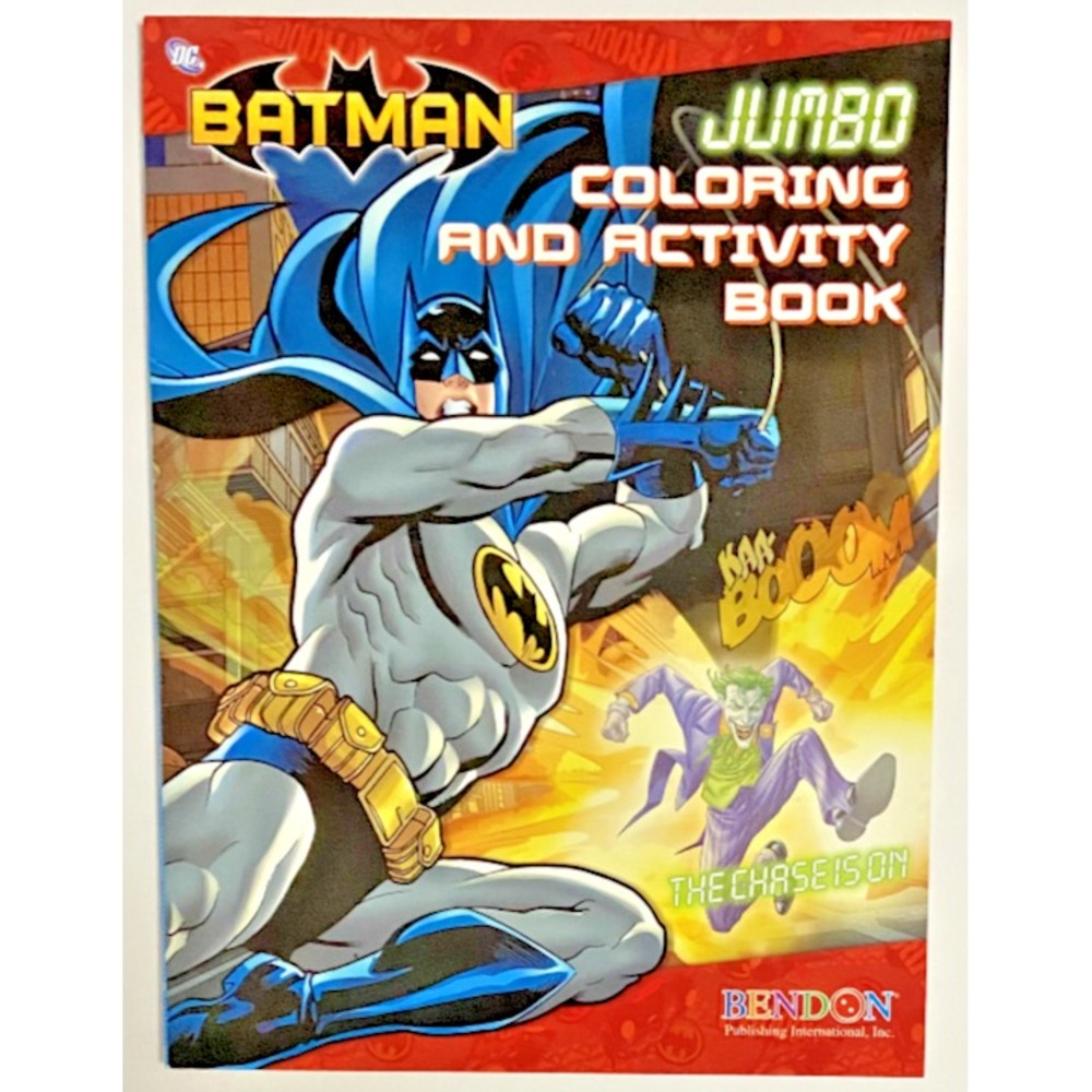 BATMAN Jumbo‎ Coloring And Activity Book Joker
